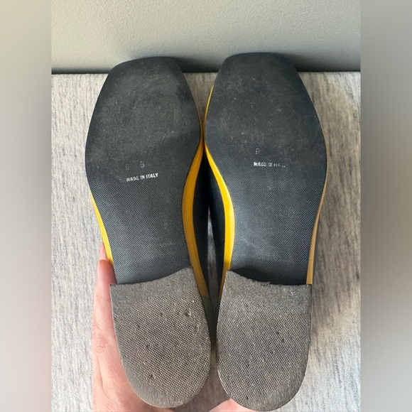 Amalfi size 8.5 Women’s Leather Loafers Italy Color Blocking Rare Y2K Retro - Picture 5 of 5